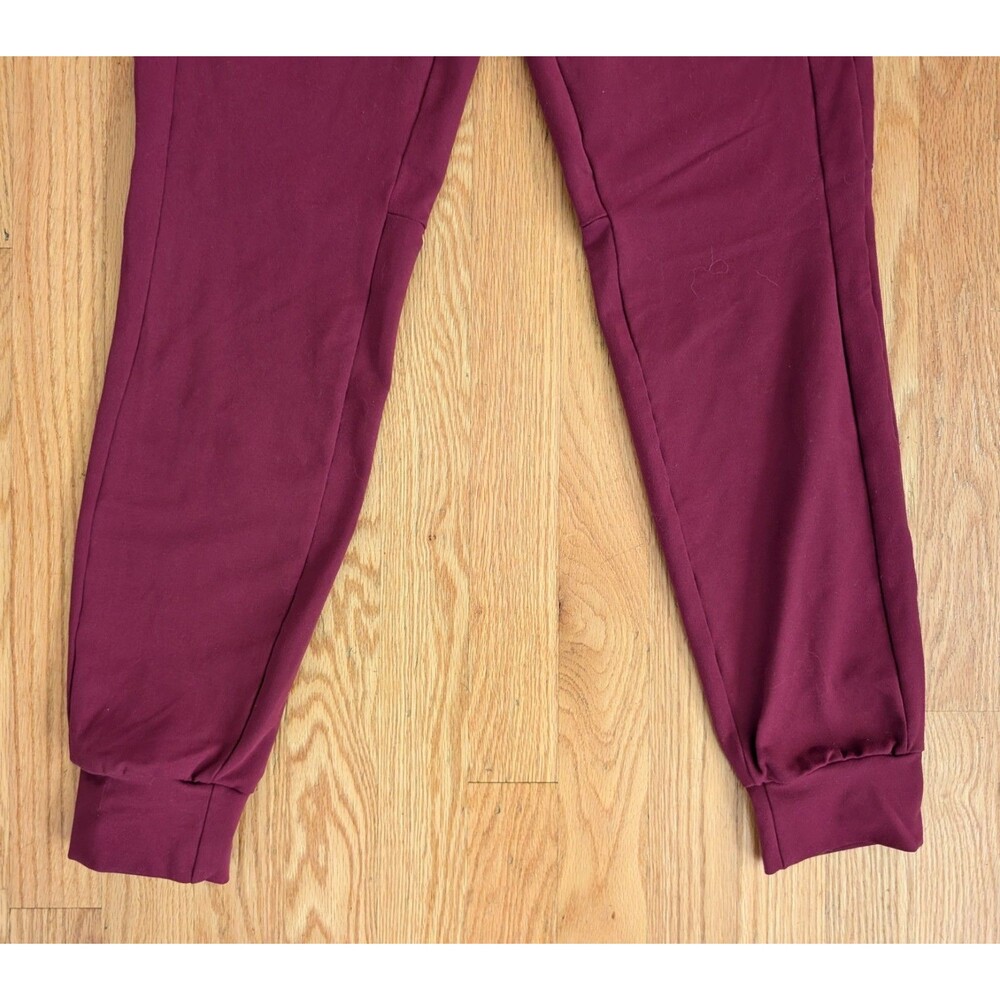 NOBULL Joggers Men’s Small Red Maroon Athletic Pants Gym Training Zip Pocket - Picture 2 of 11